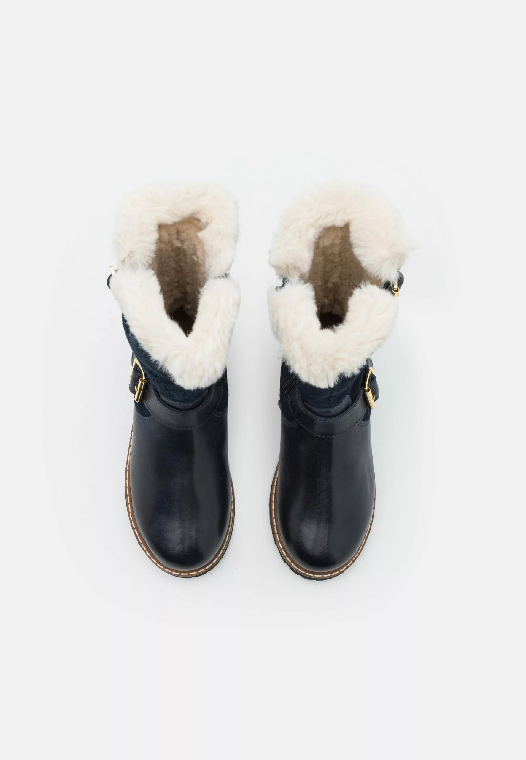 Friboo Leather - Snowboots- Dark Blue 6 Friboo Leather - Snowboots- Dark Blue - Afbeelding 4
