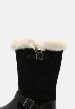 Friboo Leather - Snowboots- Black -Friboo Winkel 1281e9f25a9e43bc8bb78884112903c4