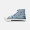 Friboo Sneakers Hoog - Light Blue -Friboo Winkel 13a503b86a05434688615934a7198e33