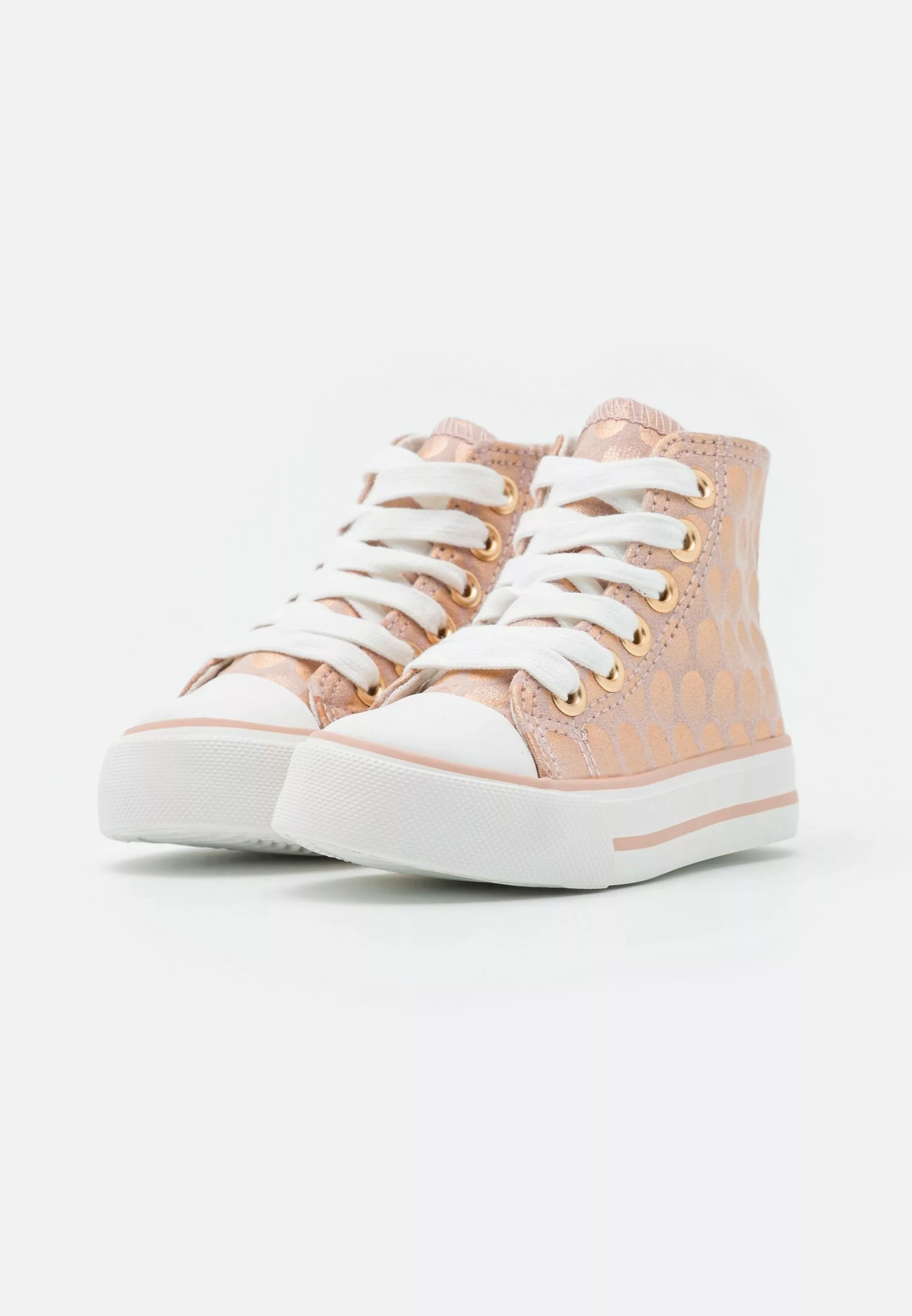 Friboo Sneakers Hoog - Rose Gold 4 Friboo Sneakers Hoog - Rose Gold - Afbeelding 2