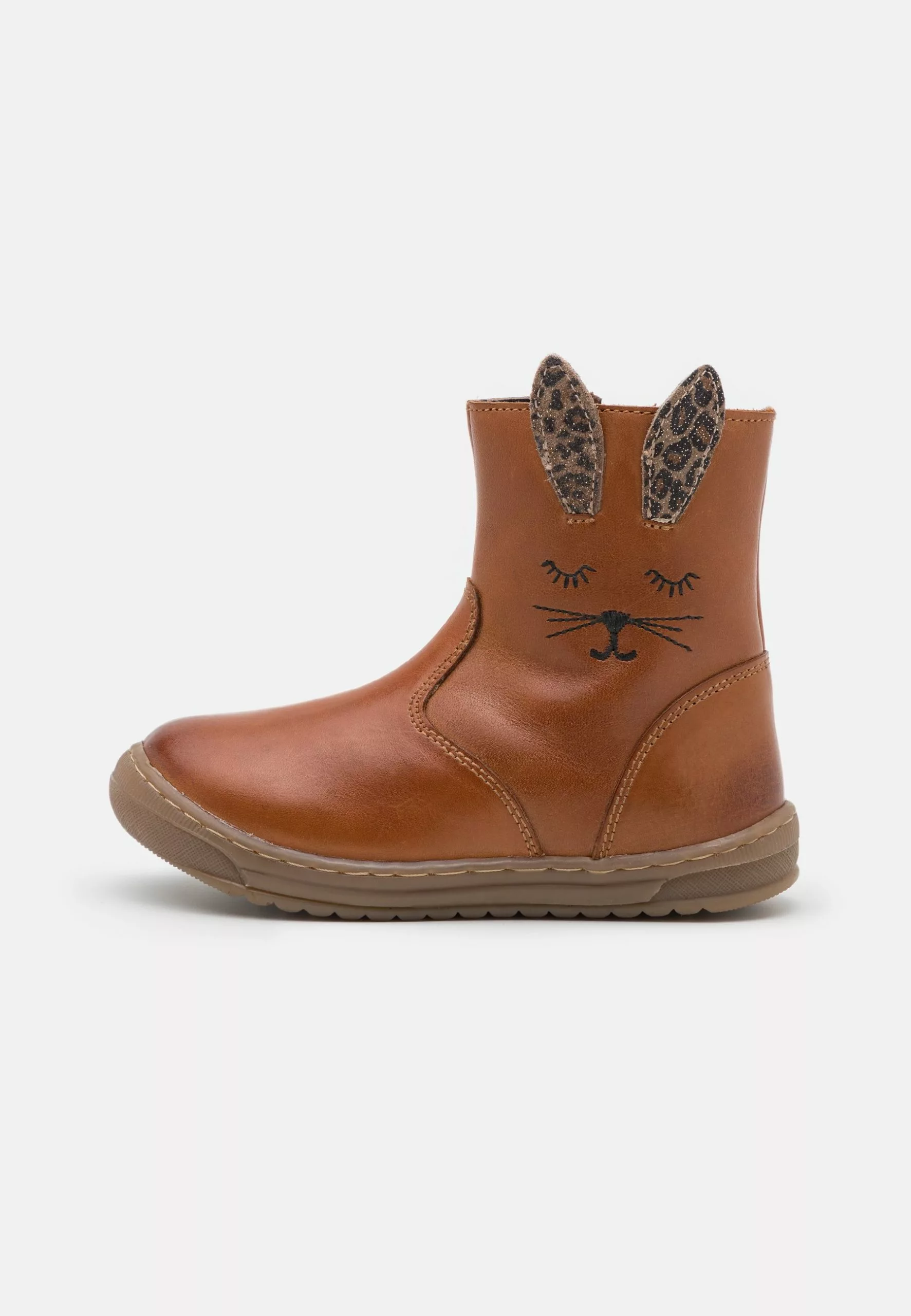 Friboo Leather - Korte Laarzen - Cognac 3 Friboo Leather - Korte Laarzen - Cognac