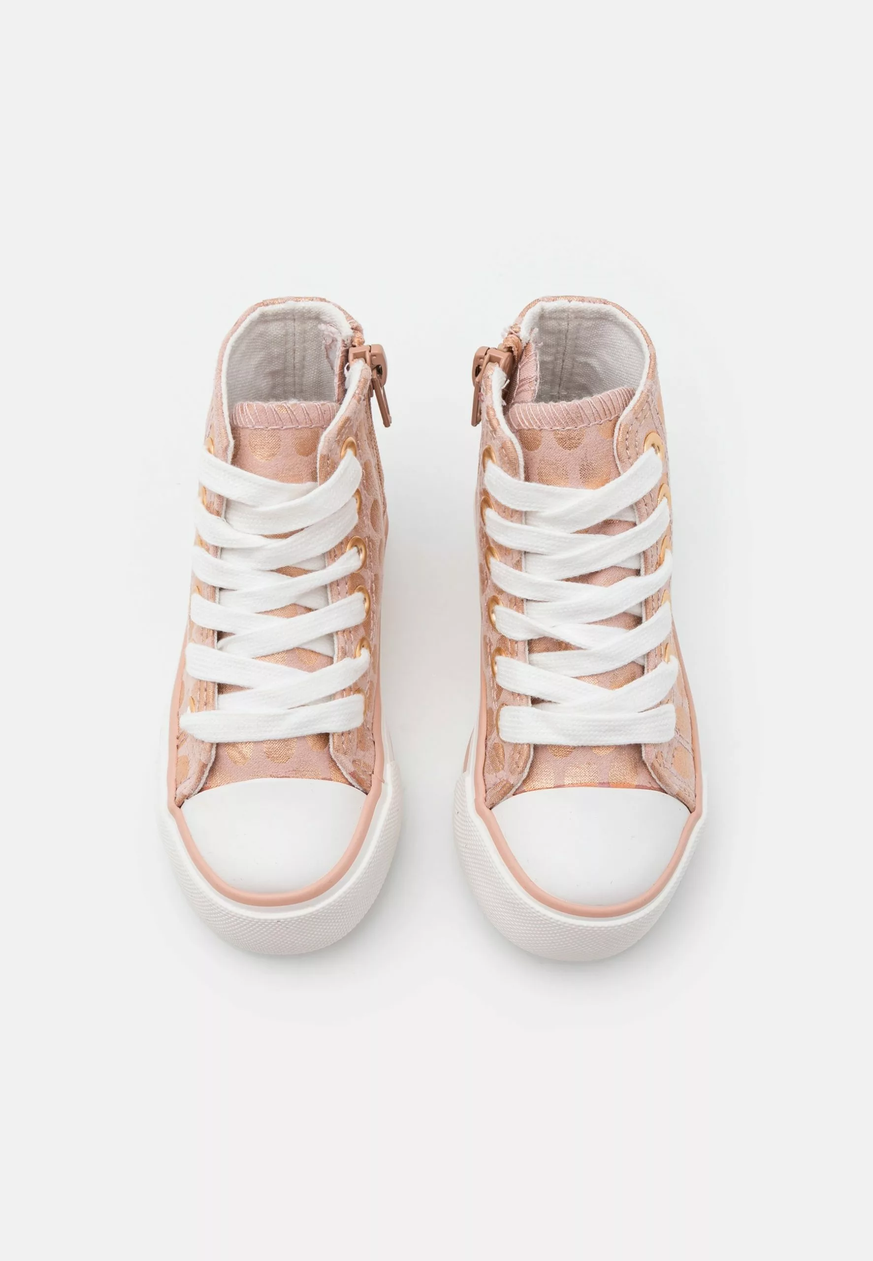 Friboo Sneakers Hoog - Rose Gold 6 Friboo Sneakers Hoog - Rose Gold - Afbeelding 4