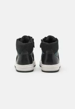 Friboo Leather - Sneakers Hoog - Black -Friboo Winkel 4799674aa8844eaa846dfa091de31e47