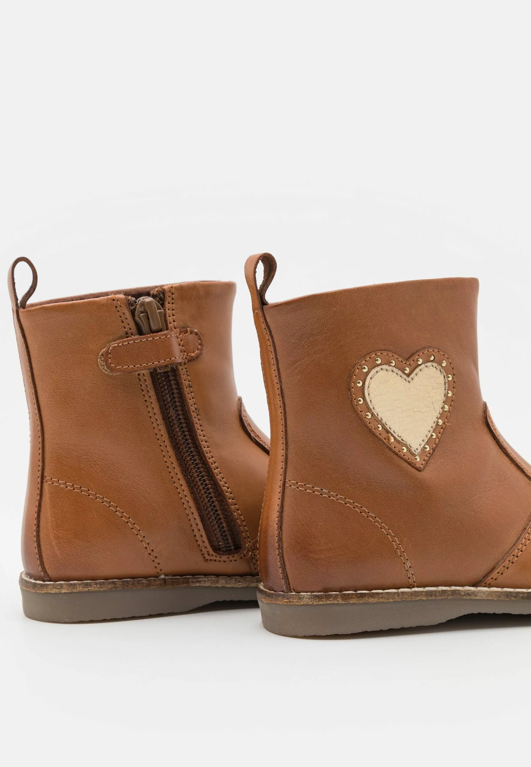 Friboo Leather - Korte Laarzen - Cognac 8 Friboo Leather - Korte Laarzen - Cognac - Afbeelding 6