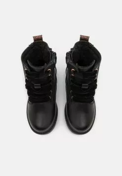 Friboo Leather - Veterboots - Black -Friboo Winkel 5508bc7c77c24f349257f7fc1b04f2c3