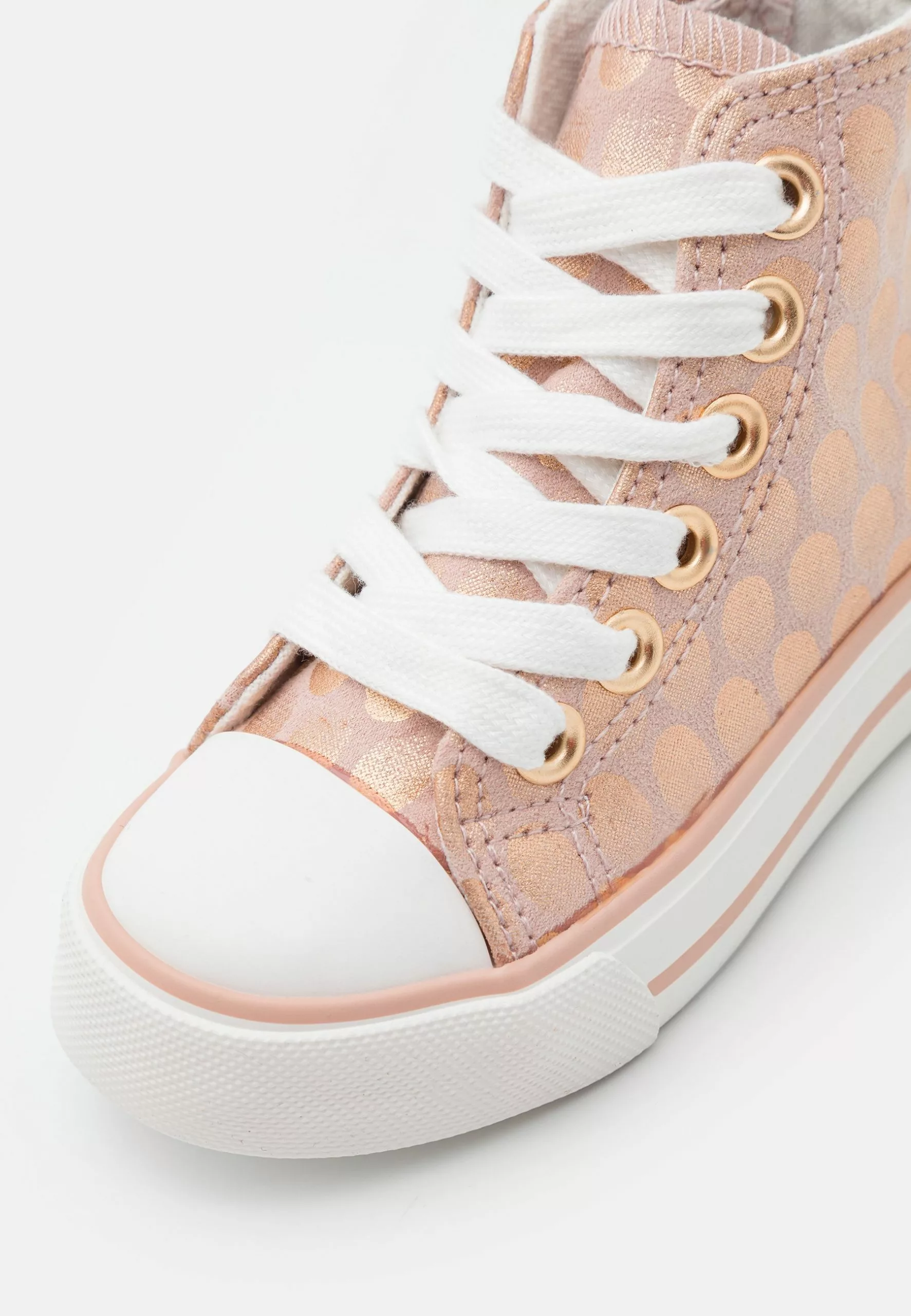 Friboo Sneakers Hoog - Rose Gold 8 Friboo Sneakers Hoog - Rose Gold - Afbeelding 6