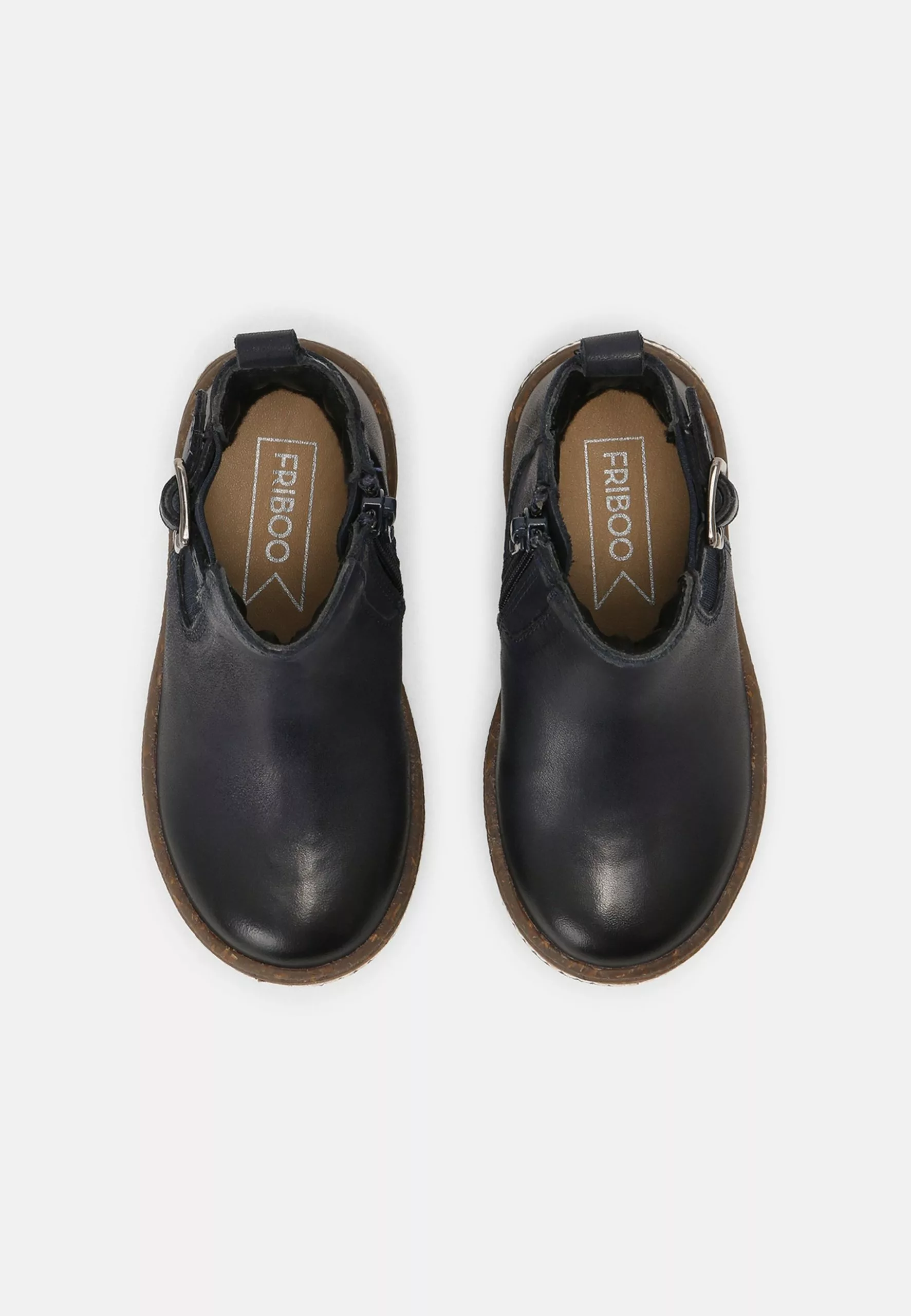 Friboo Leather Booties - Korte Laarzen - Dark Blue 6 Friboo Leather Booties - Korte Laarzen - Dark Blue - Afbeelding 4