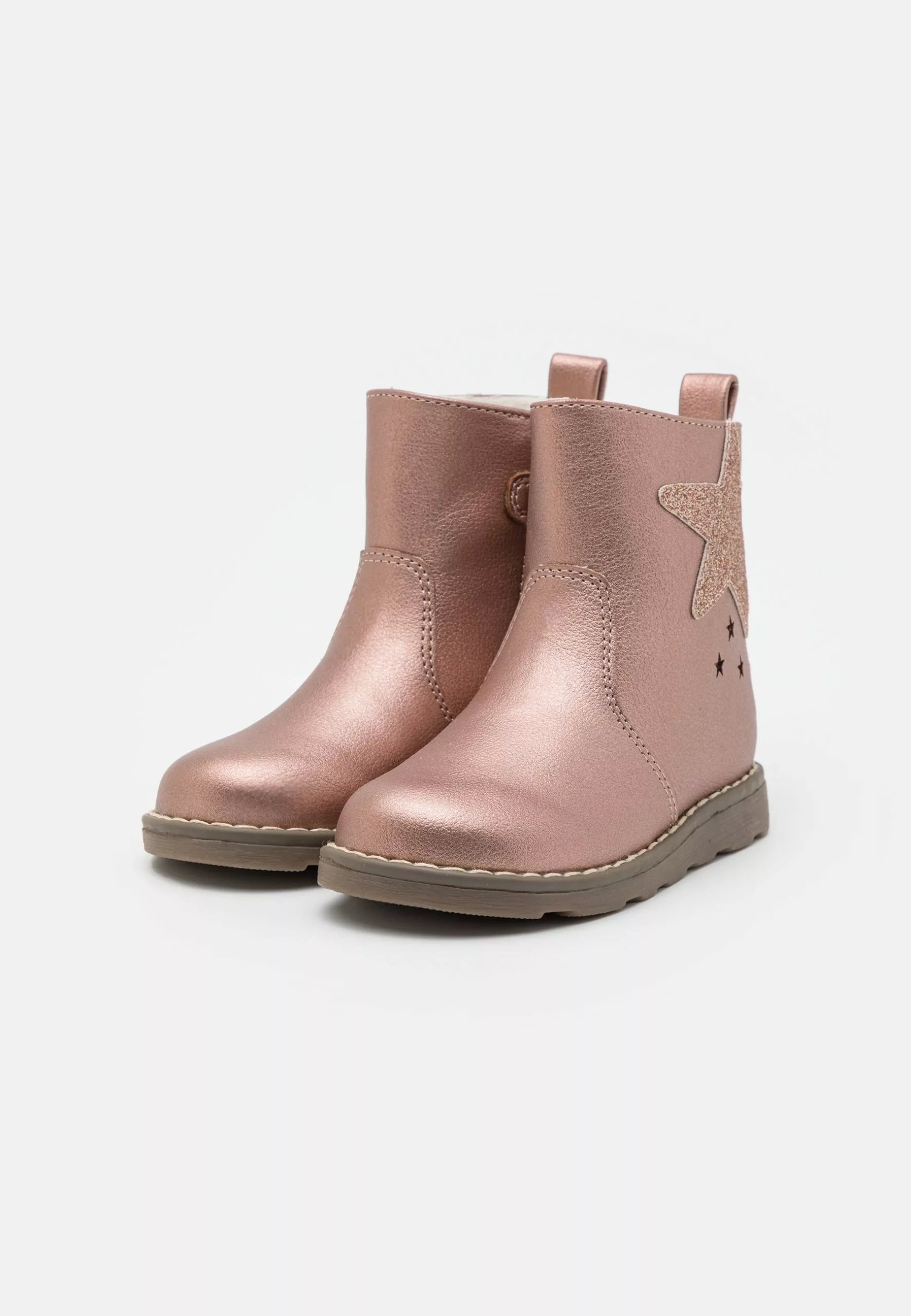 Friboo Korte Laarzen - Pink 4 Friboo Korte Laarzen - Pink - Afbeelding 2