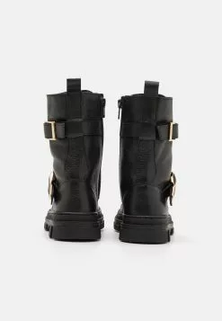 Friboo Leather - Veterlaarzen -Black -Friboo Winkel 92a96d14a4834625a43586f08b801a3a