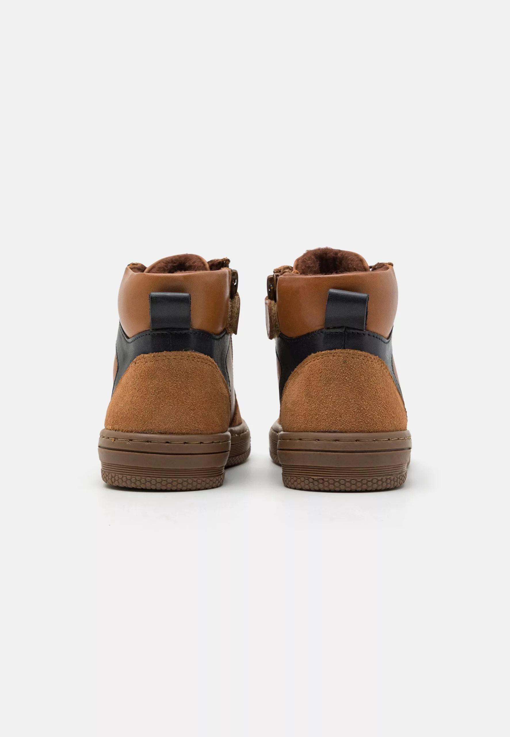 Friboo Leather - Sneakers Hoog - Cognac 5 Friboo Leather - Sneakers Hoog - Cognac - Afbeelding 3