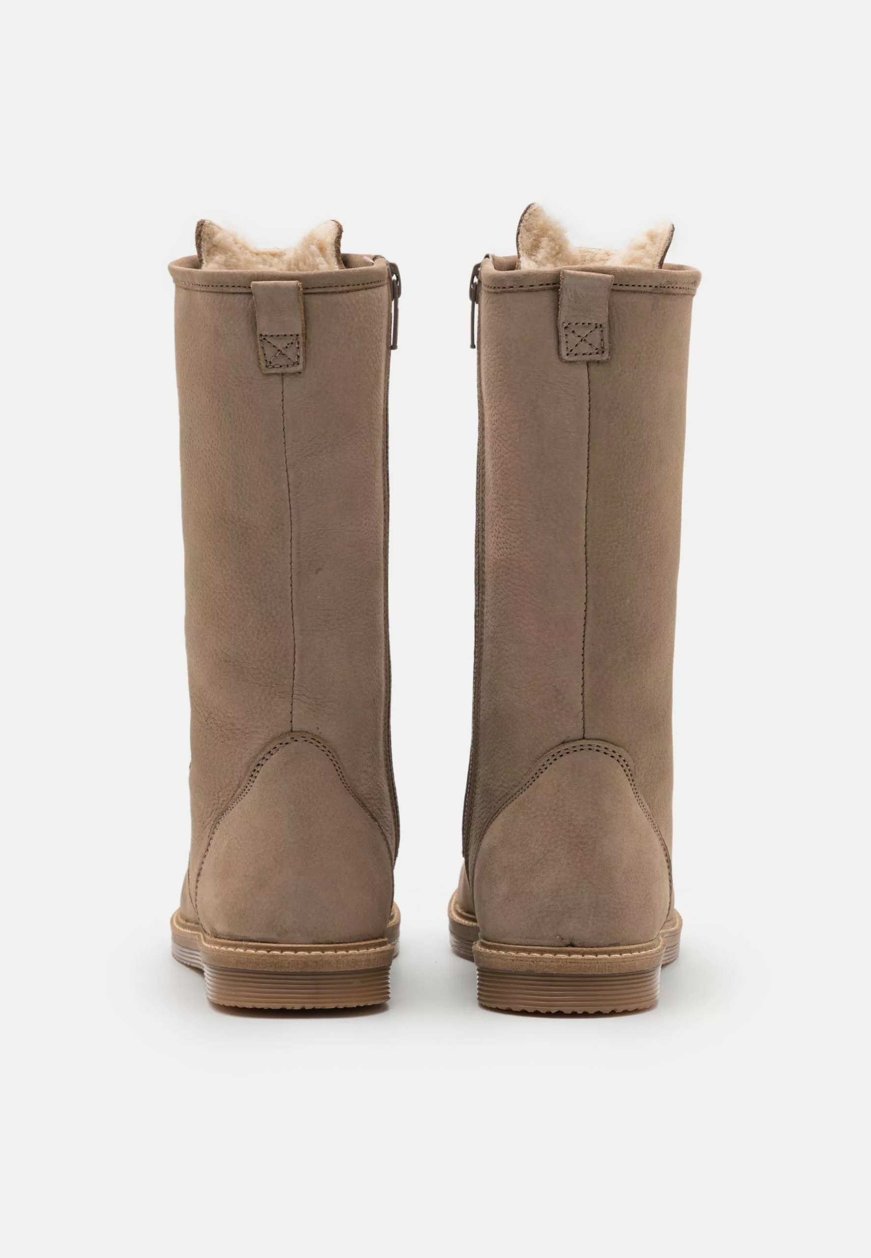 Friboo Leather - Veterlaarzen - Taupe 5 Friboo Leather - Veterlaarzen - Taupe - Afbeelding 3