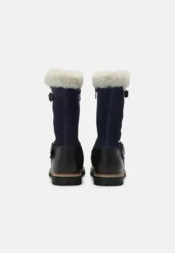 Friboo Leather - Snowboots- Dark Blue -Friboo Winkel a72b7412ff5b4d92bd1c8a0f8651579c