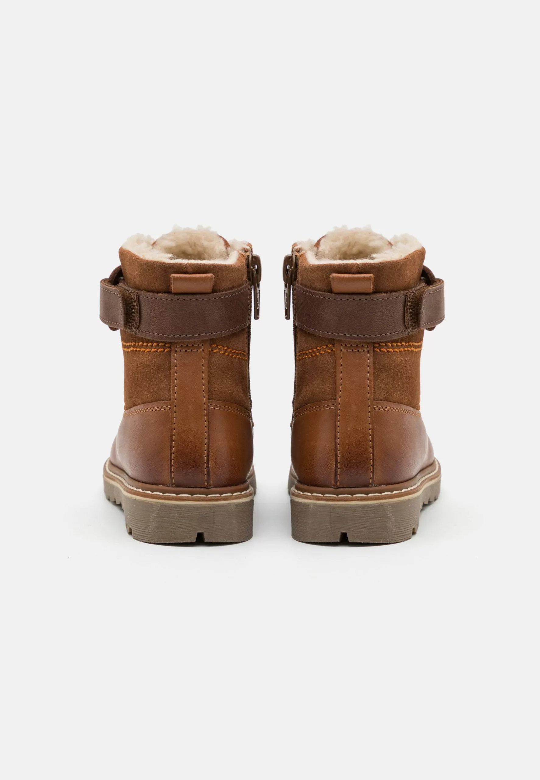 Friboo Leather - Veterboots - Cognac 5 Friboo Leather - Veterboots - Cognac - Afbeelding 3