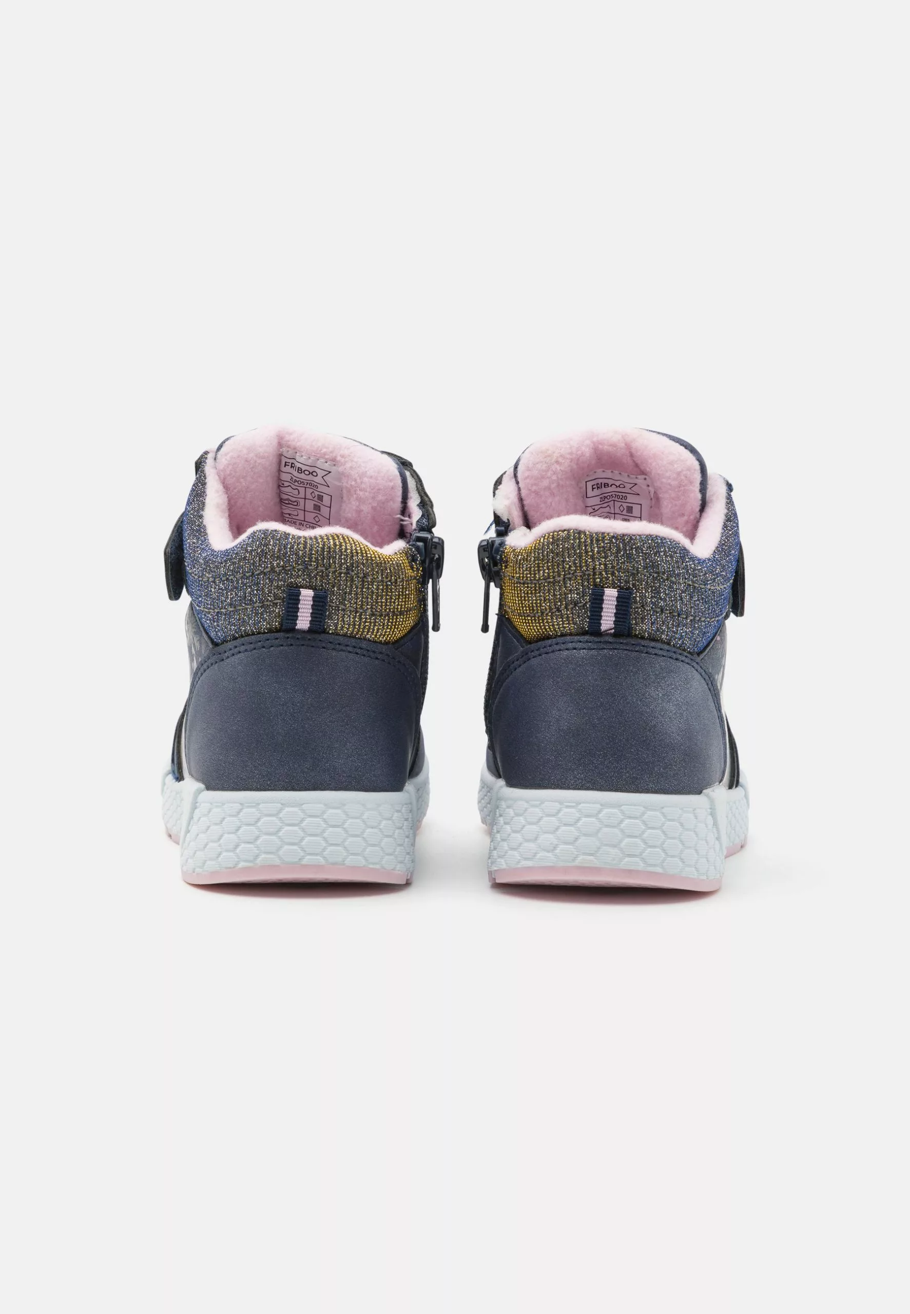 Friboo Sneakers Hoog - Dark Blue 5 Friboo Sneakers Hoog - Dark Blue - Afbeelding 3