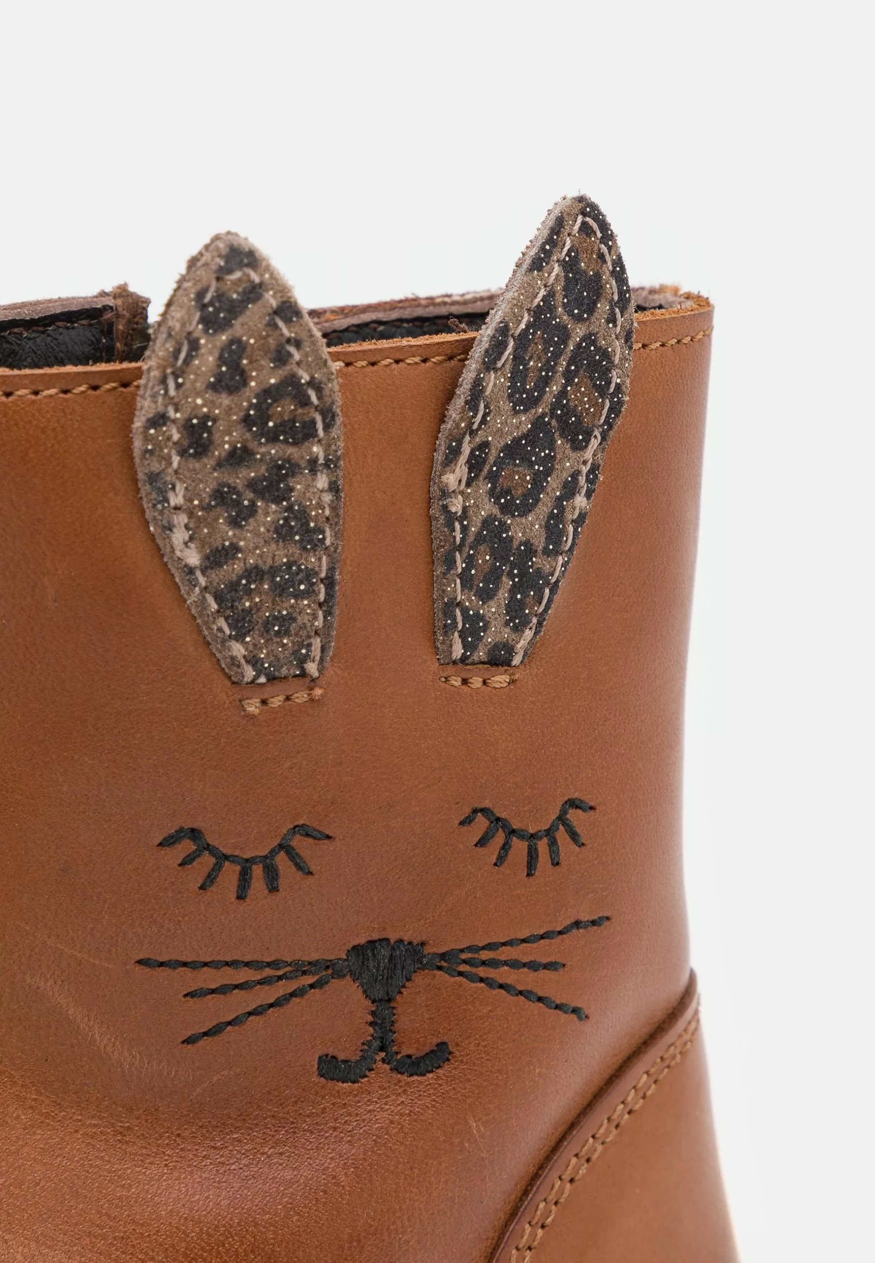 Friboo Leather - Korte Laarzen - Cognac 8 Friboo Leather - Korte Laarzen - Cognac - Afbeelding 6