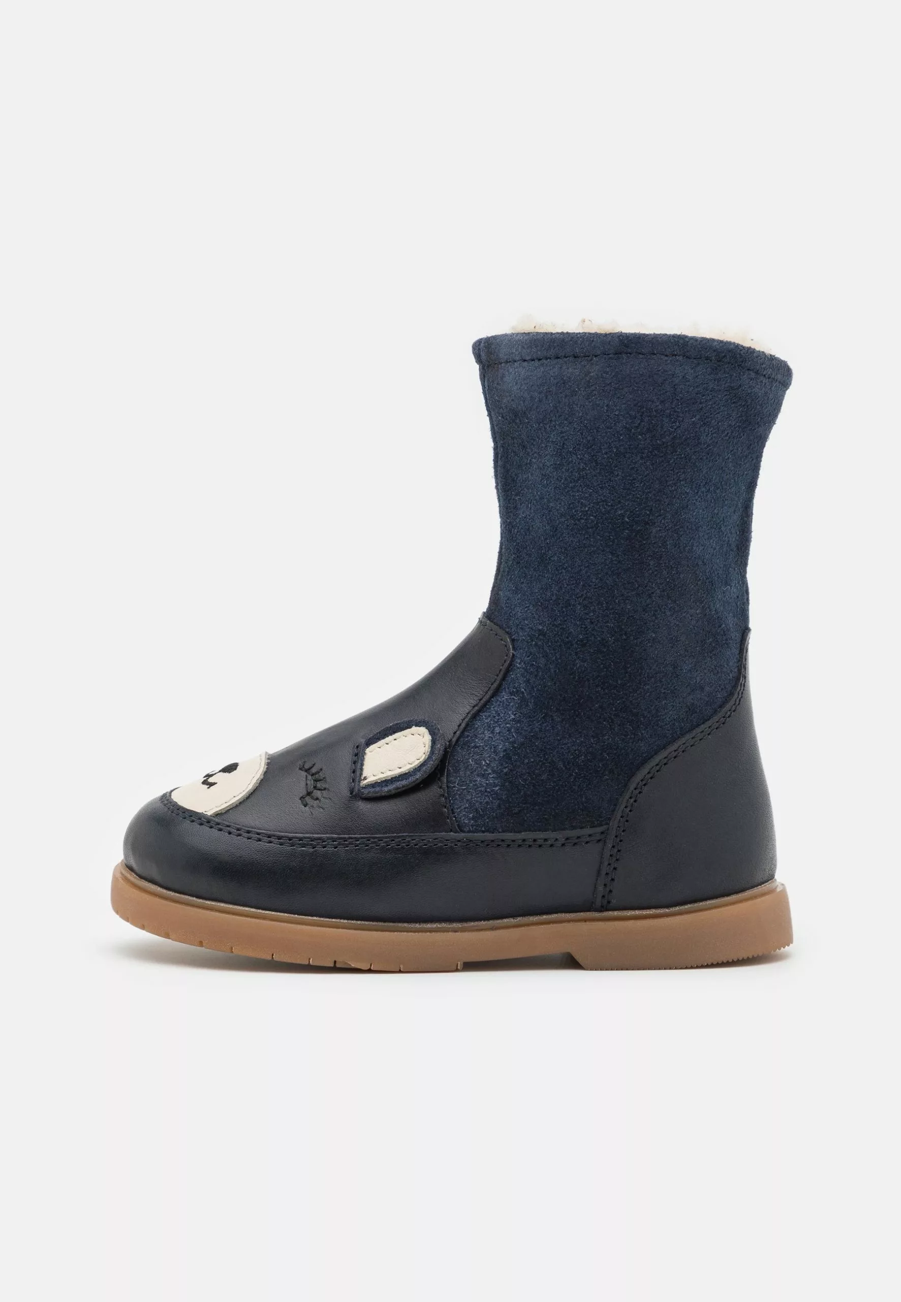 Friboo Leather - Snowboots- Dark Blue 3 Friboo Leather - Snowboots- Dark Blue