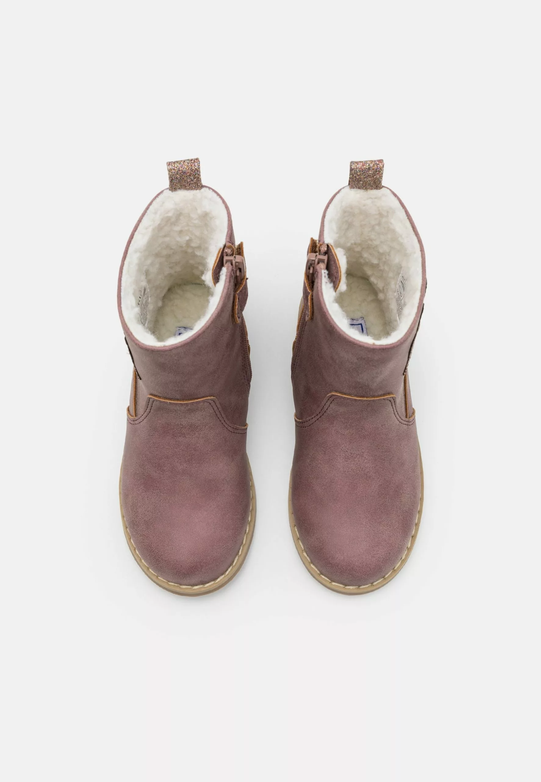 Friboo Korte Laarzen - Mauve 6 Friboo Korte Laarzen - Mauve - Afbeelding 4